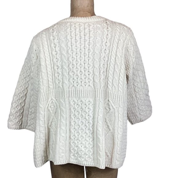 Kilronan Knitwear Merino Wool Button Cardigan Women's XL #241A - Picture 5 of 9